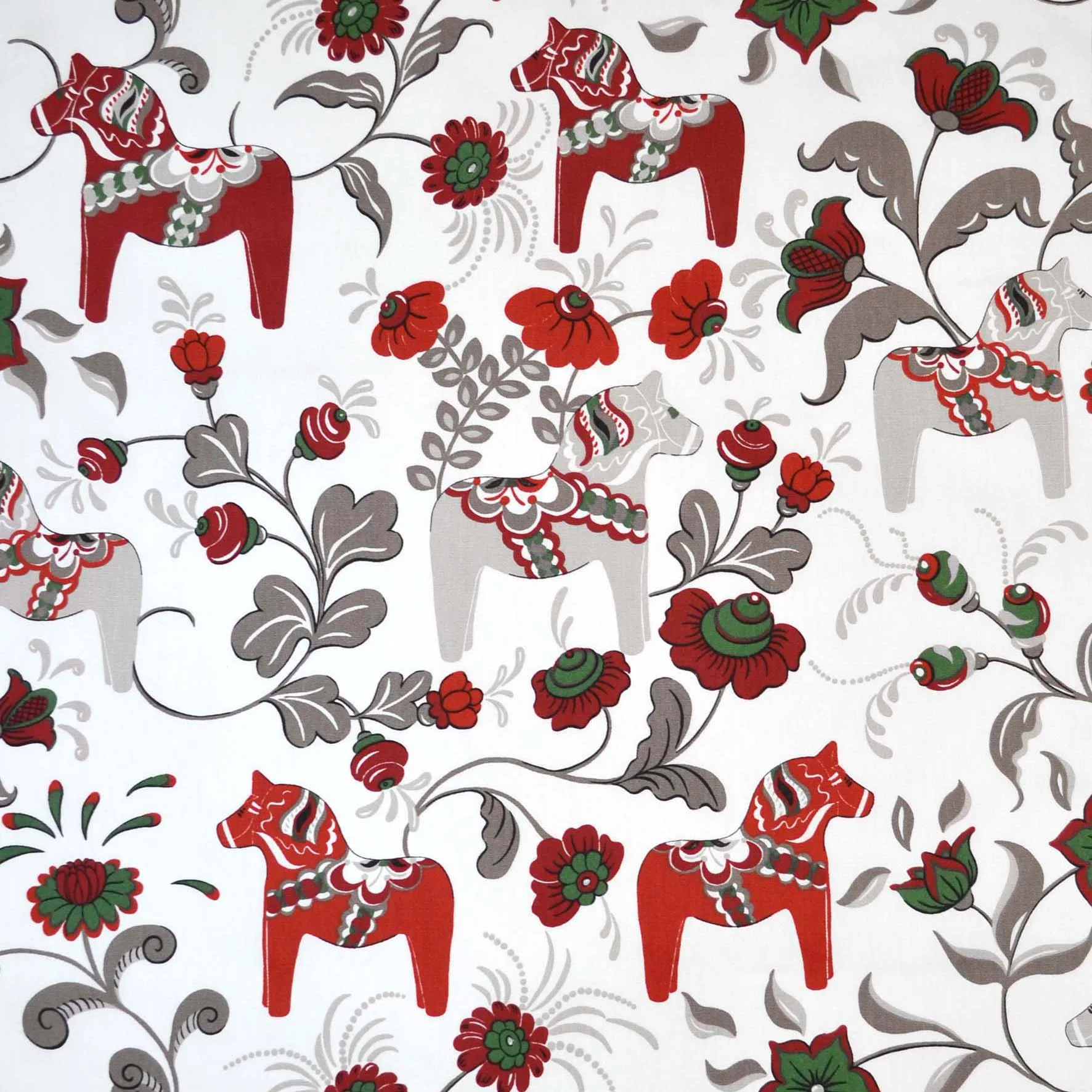 Leksand fabric, Wine red Arvidssons Textil