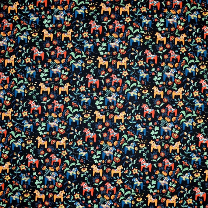 Leksand mini fabric - black - Arvidssons Textil