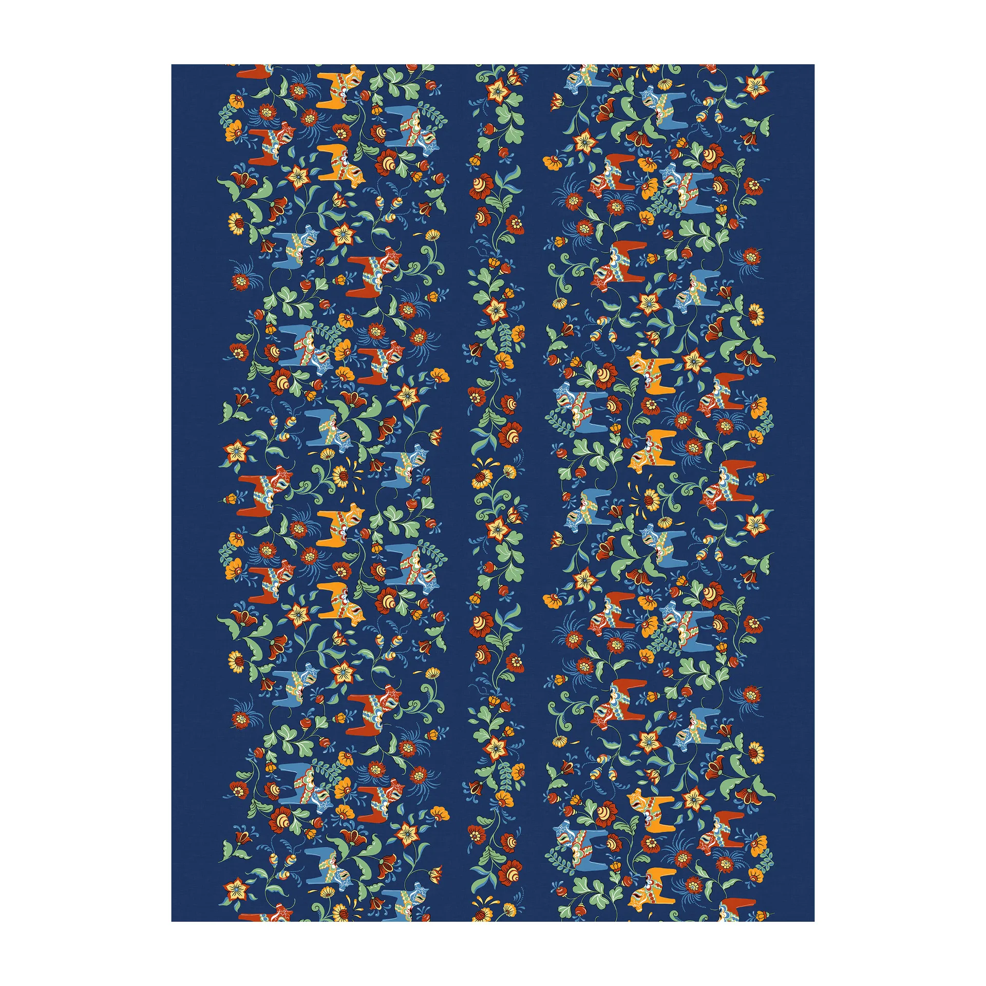 Leksand oilcloth, Blue Arvidssons Textil