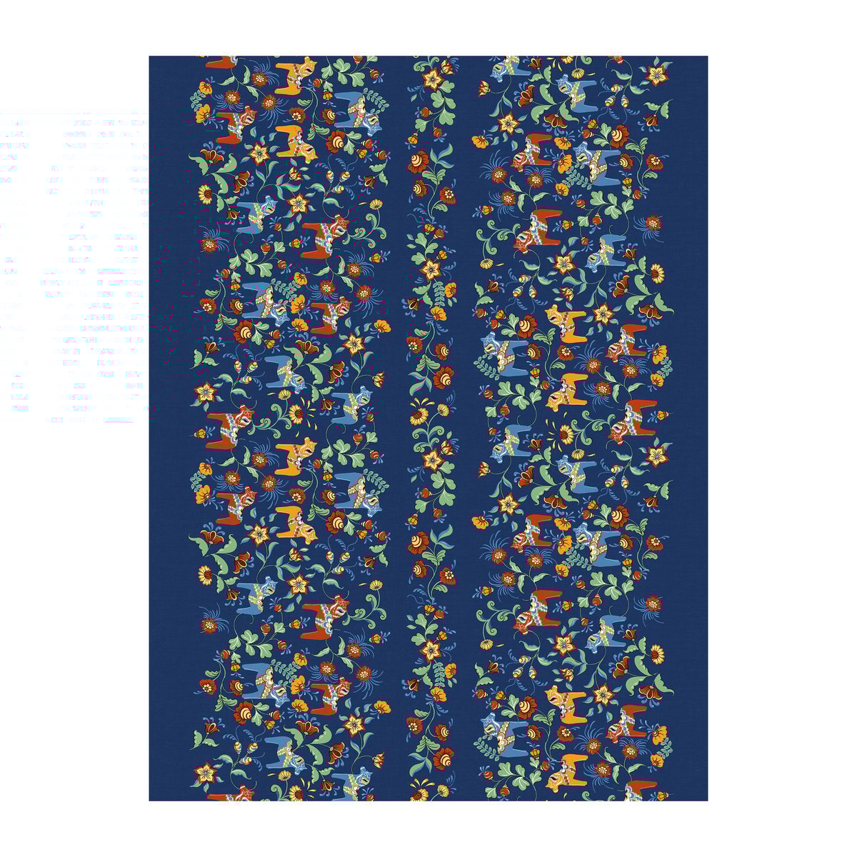 Arvidssons Textil Leksand oilcloth Blue | Scandinavian Design | Fabric by the metre | Blue