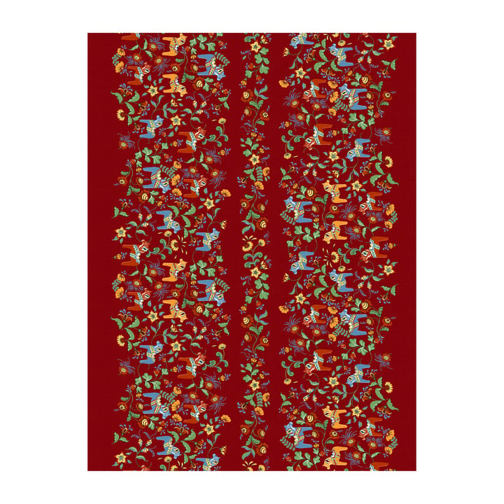 Leksand oilcloth - Red - Arvidssons Textil