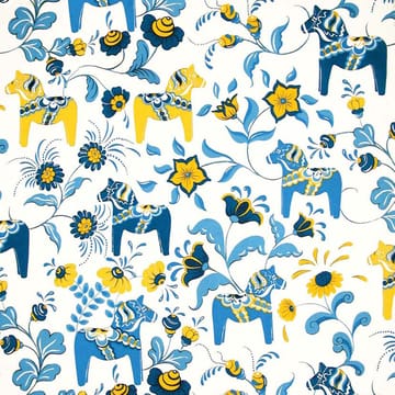 Leksand oilcloth - Yellow-blue - Arvidssons Textil