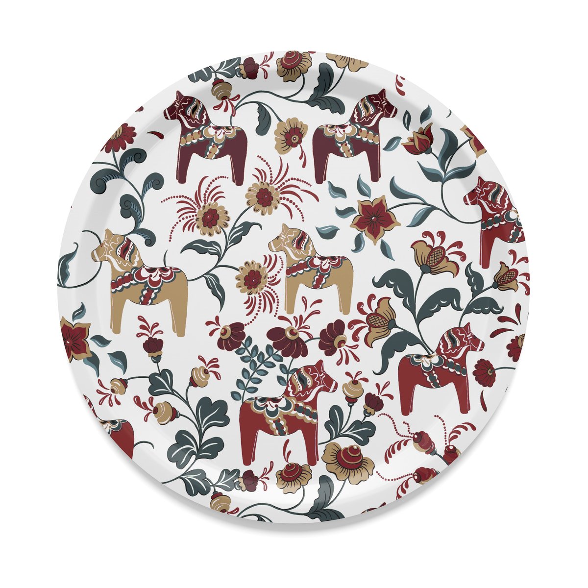 Arvidssons Textil Leksand round tray o31 cm Anniversary edition 30 years