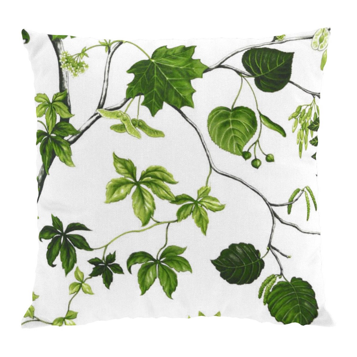 Arvidssons Textil Liv cushion cover green | Scandinavian Design | Cushion covers | White