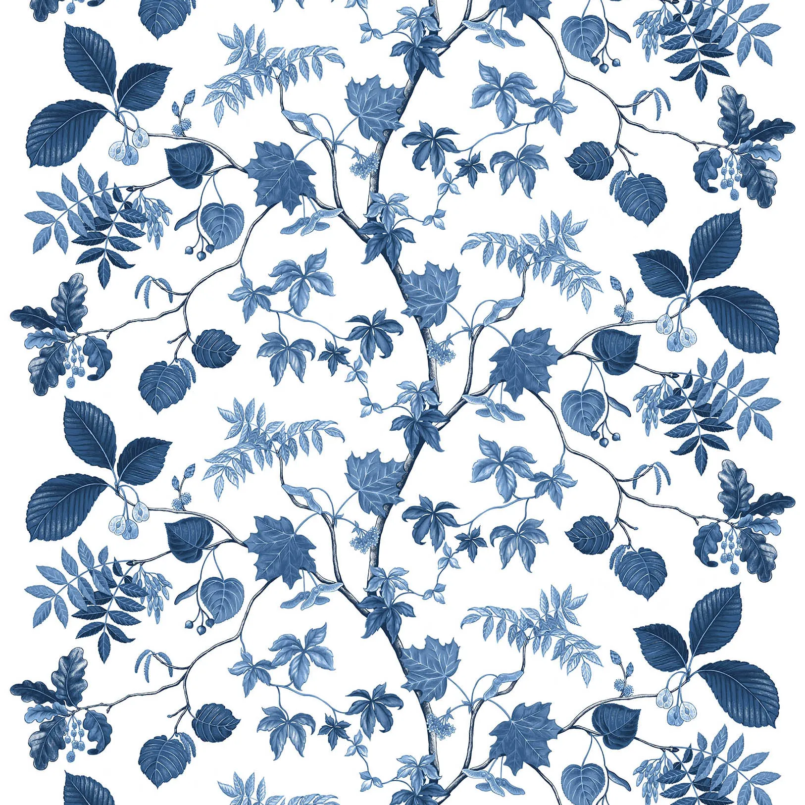 Liv fabric, blue Arvidssons Textil