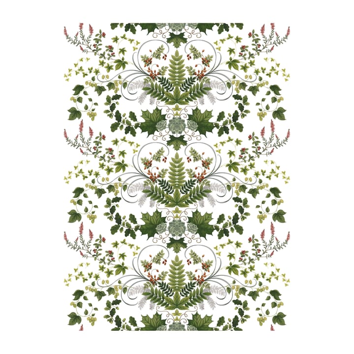 Lövsång fabric - Green - Arvidssons Textil
