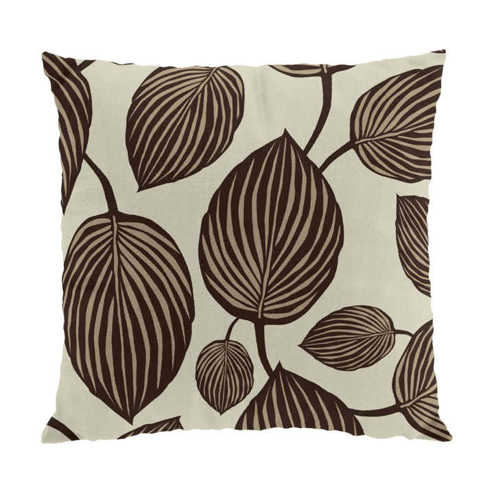 Lyckans blad cushion cover 45x45 cm - Brown - Arvidssons Textil