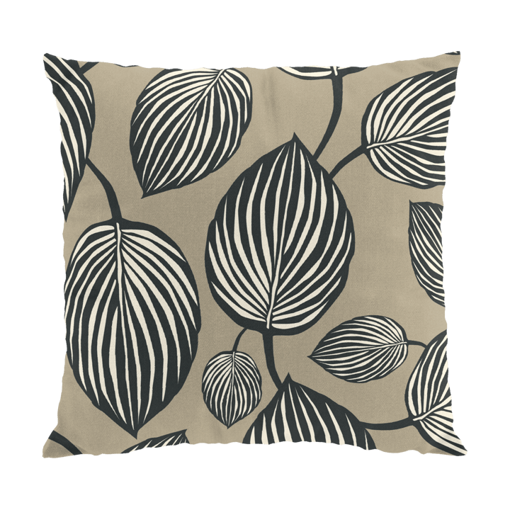 Lyckans blad cushion cover 45x45 cm - Grey - Arvidssons Textil