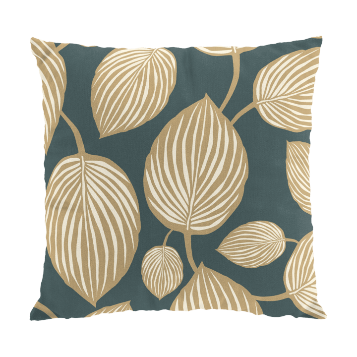 Lyckans blad cushion cover 45x45 cm - Turquoise - Arvidssons Textil