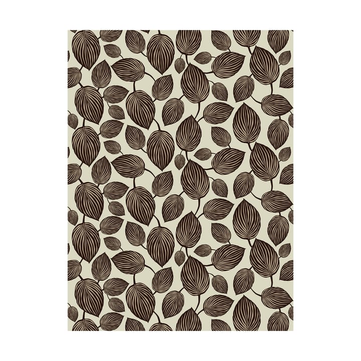 Lyckans blad fabric, Brown Arvidssons Textil