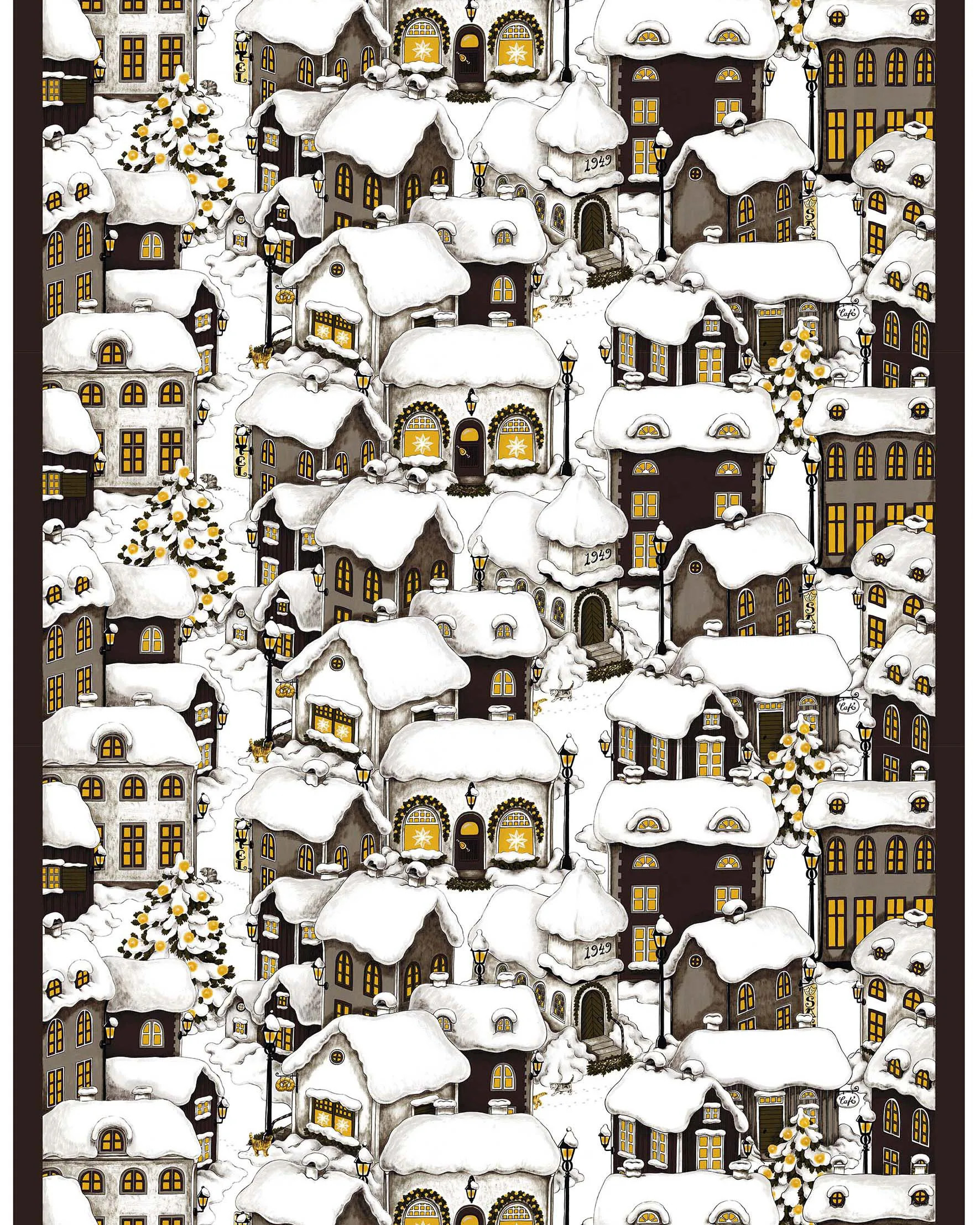 Lyckeby oilcloth, Brown Arvidssons Textil