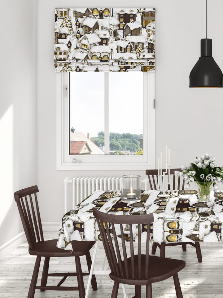 Lyckeby oilcloth - Brown - Arvidssons Textil