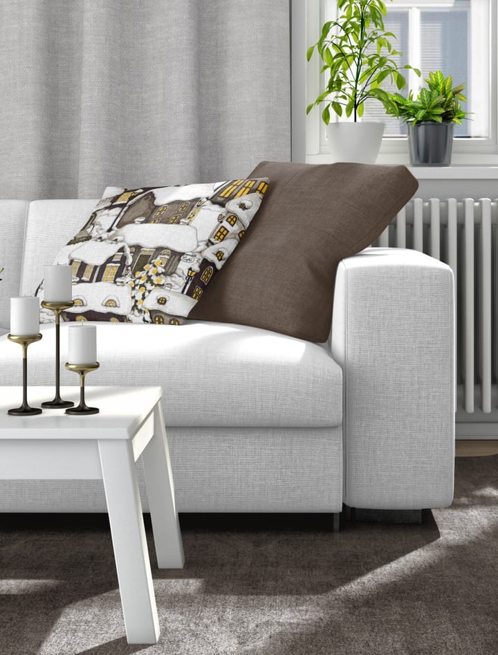 Lyckeby pillowcase 43x43 cm, Brown Arvidssons Textil