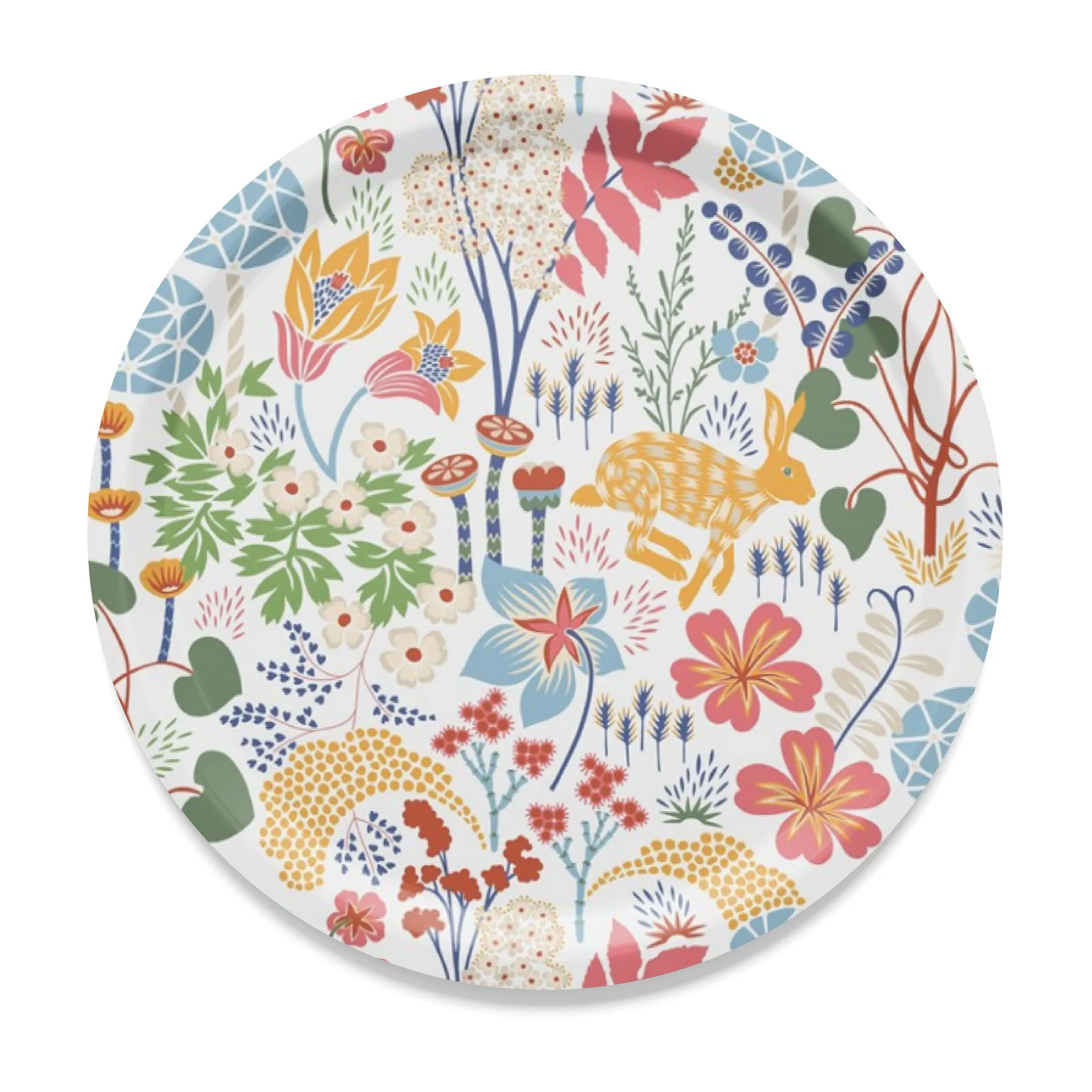 Lyckeflykt tray Ø31 cm, Multi Arvidssons Textil