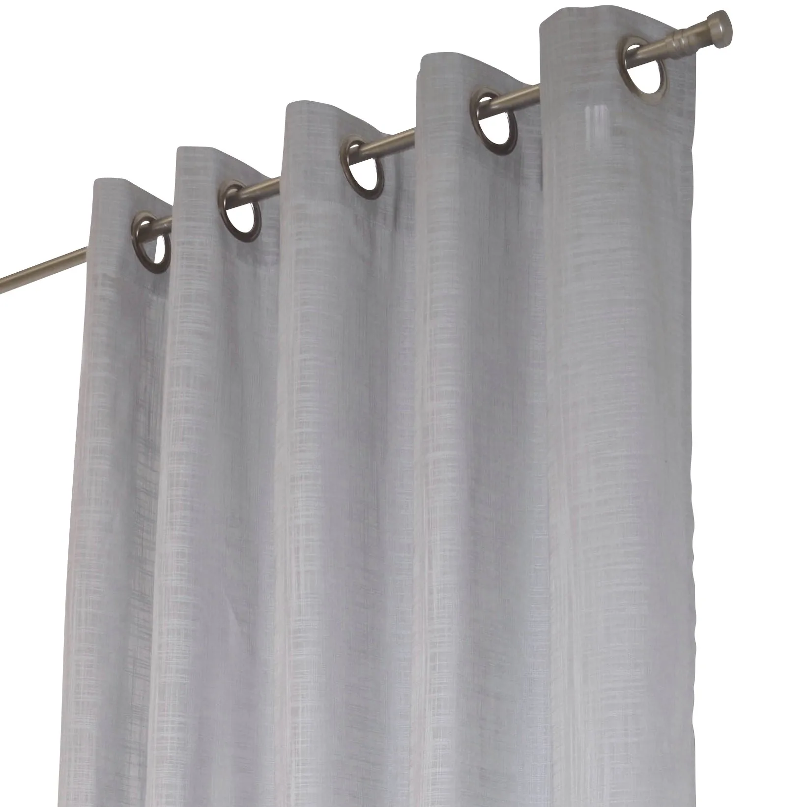 Norrsken curtain with eyelets, light grey Arvidssons Textil