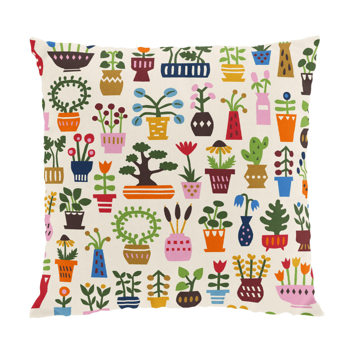 Arvidssons Textil Orangeriet cushion cover 47x47 cm Multi