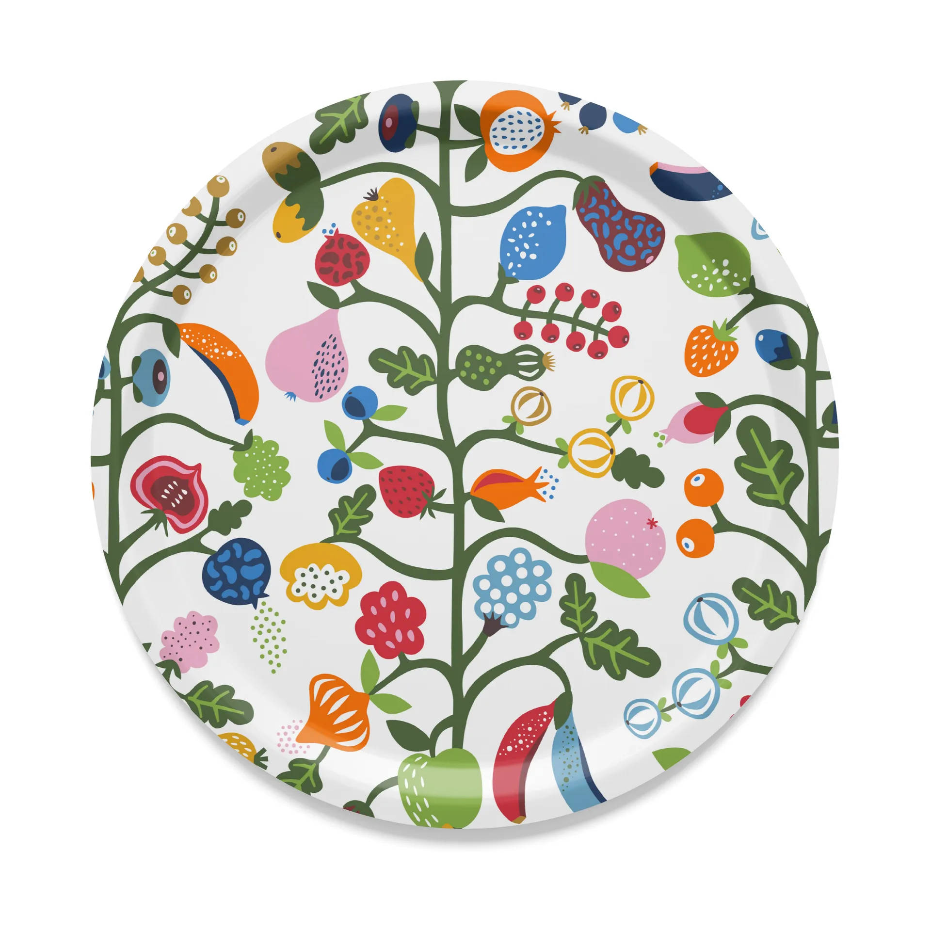 Orchard tray Ø31 cm, Multi Arvidssons Textil