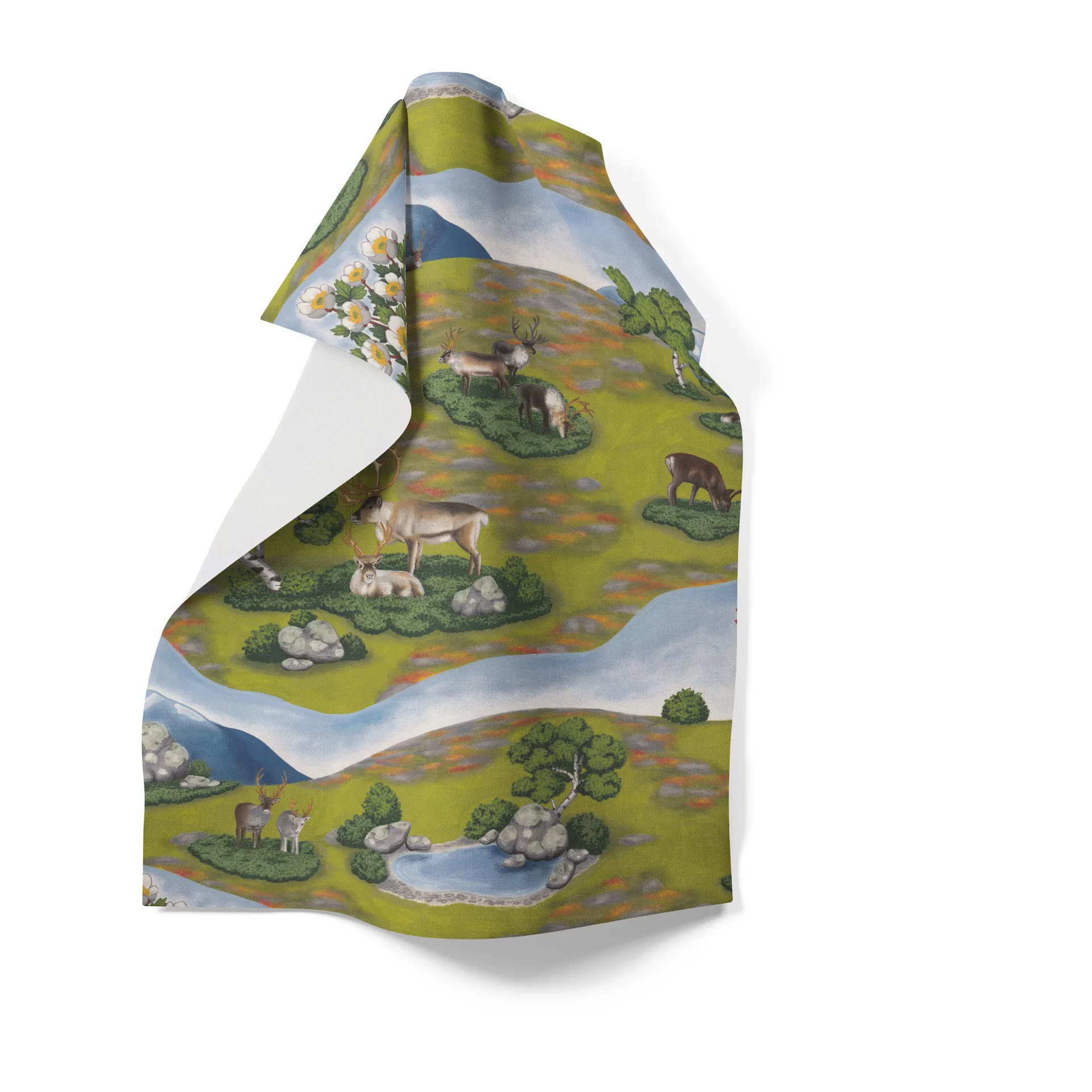 Renvandring kitchen towel 65x85 cm, Green Arvidssons Textil