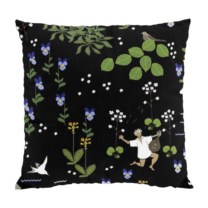 Rönnerdahl pillowcase 47x47 cm - Black-green - Arvidssons Textil