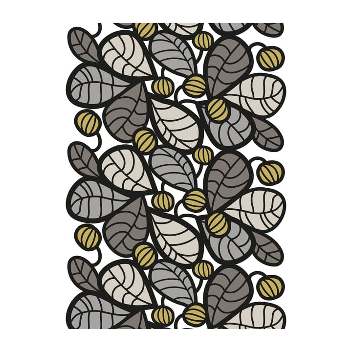 Snöbär fabric - grey - Arvidssons Textil