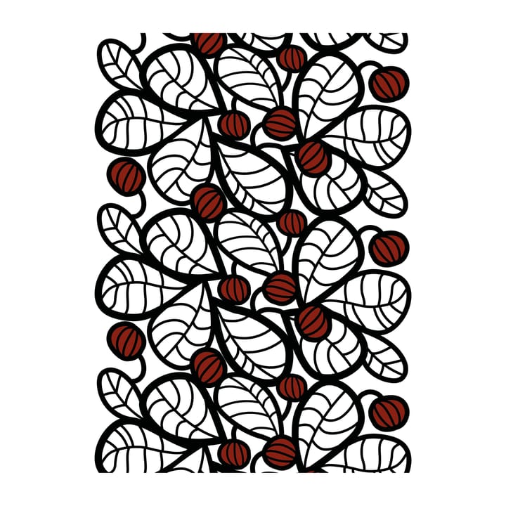 Snöbär oilcloth - Red - Arvidssons Textil