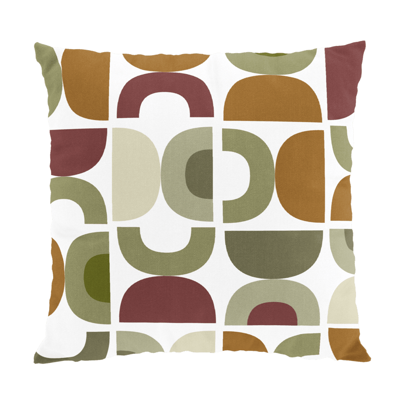 Arvidssons Textil Spiraldans cushion cover 47x47 cm Beige