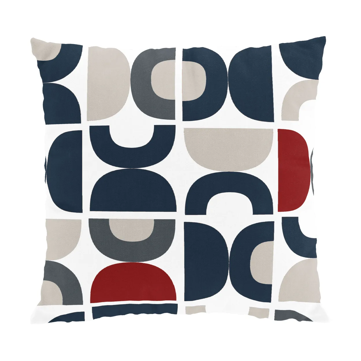 Arvidssons Textil Spiraldans cushion cover 47x47 cm Blue