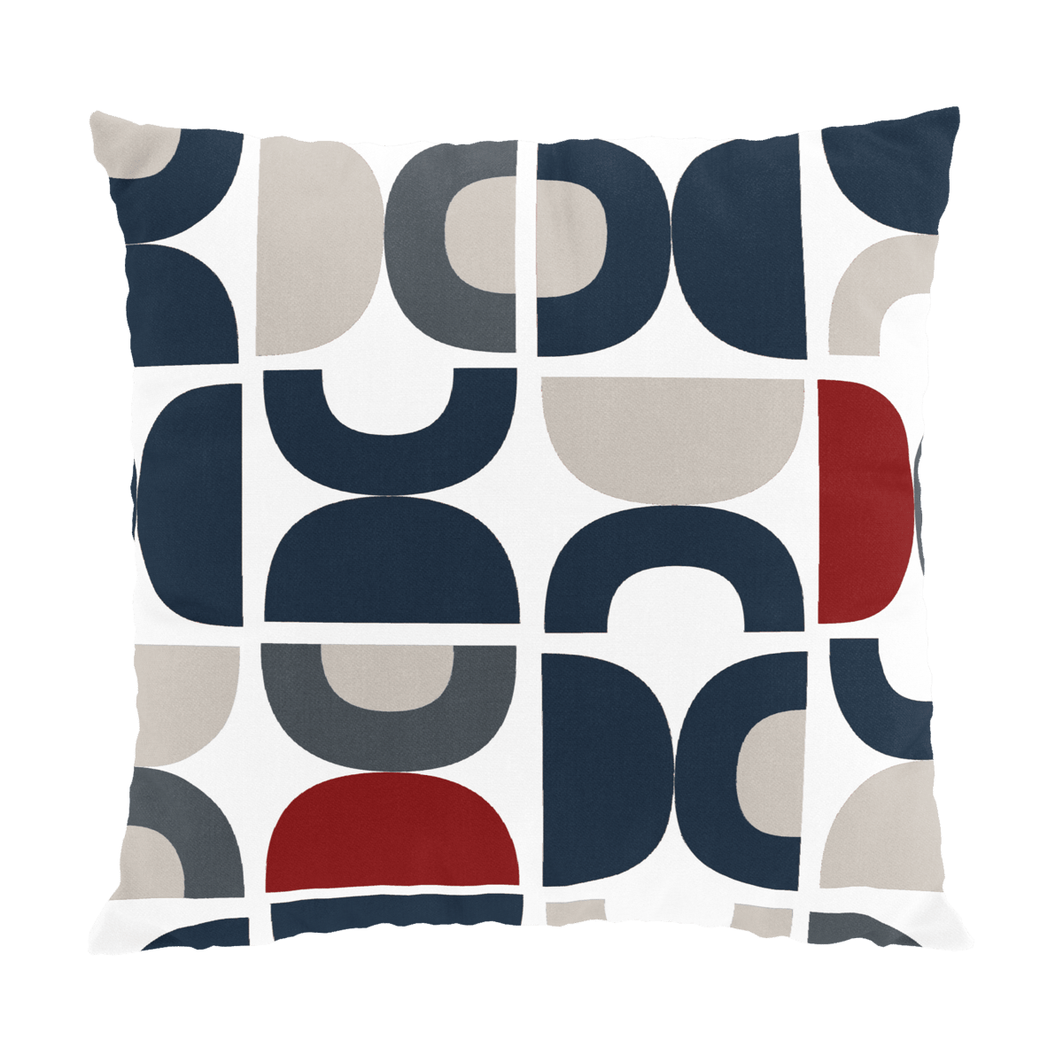 Arvidssons Textil Spiraldans cushion cover 47x47 cm Blue