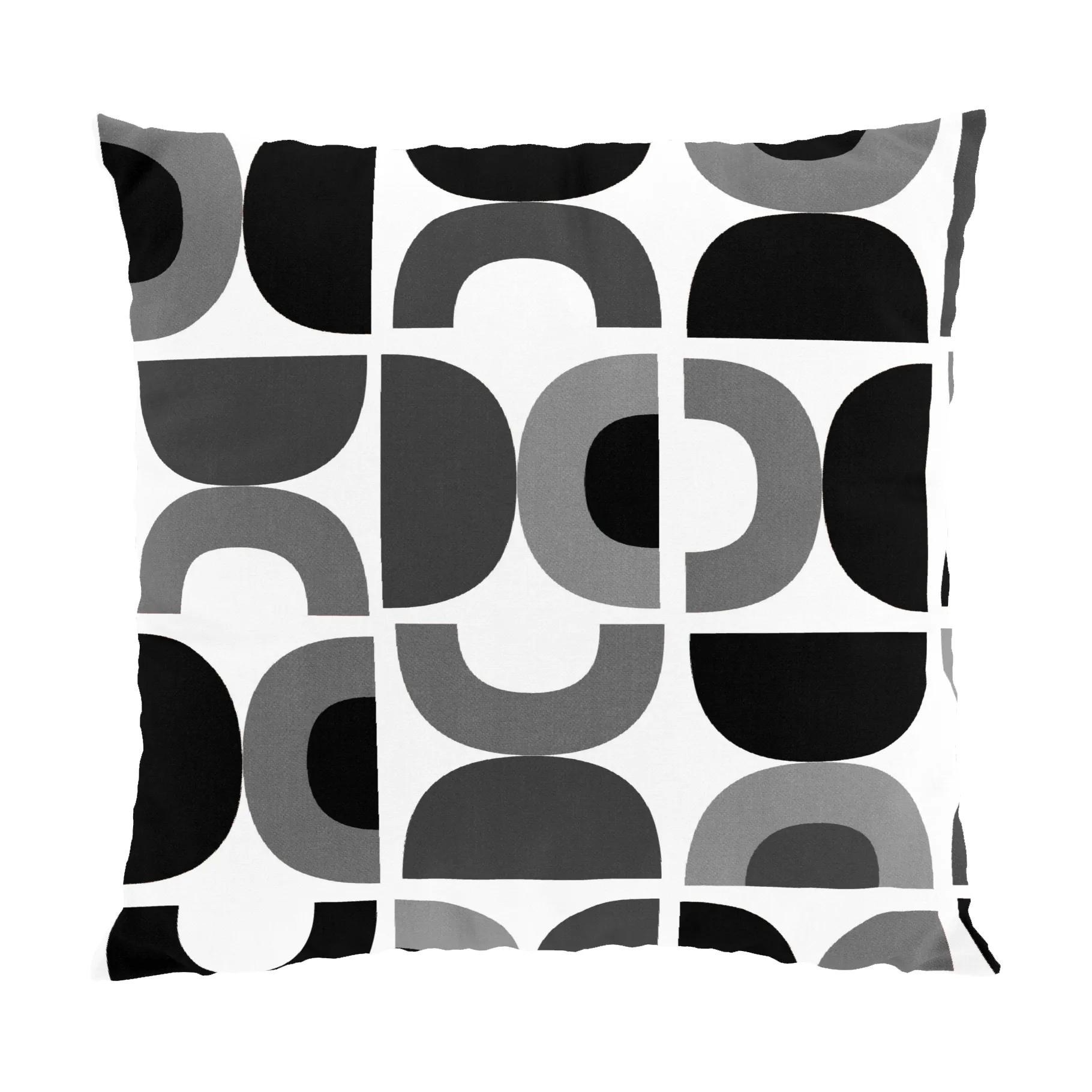 Spiraldans cushion cover 47x47 cm, Grey Arvidssons Textil