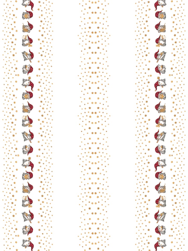 Stjärnglans fabric, Off white Arvidssons Textil