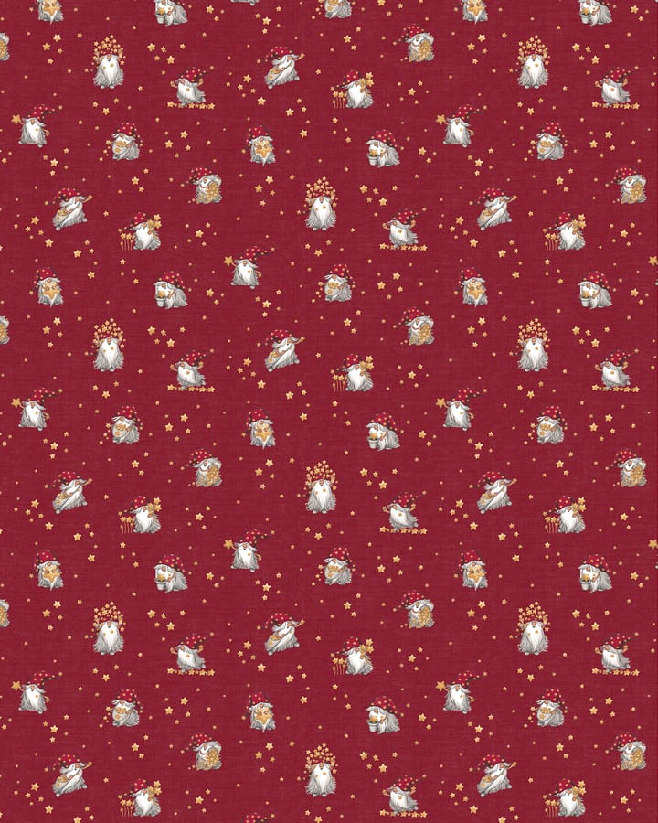 Stjärnglans fabric - Red - Arvidssons Textil