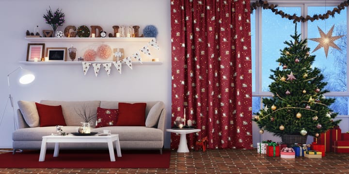 Stjärnglans fabric, Red Arvidssons Textil