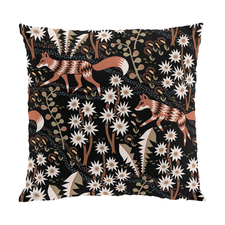 Stjärnspeja cushion cover 47x47 cm - Black-rust - Arvidssons Textil