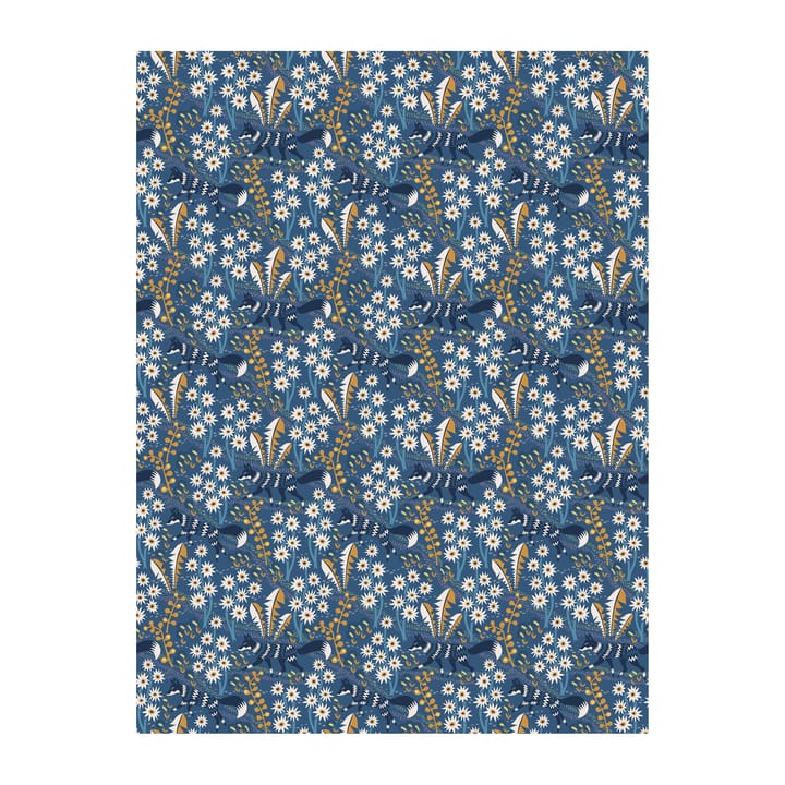 Stjärnspeja fabric - Blue - Arvidssons Textil