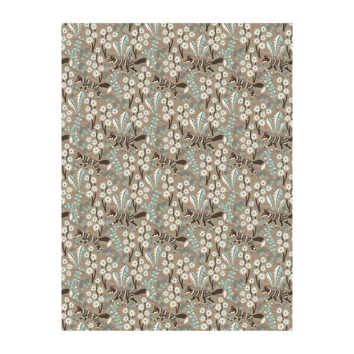 Stjärnspeja fabric - Brown - Arvidssons Textil