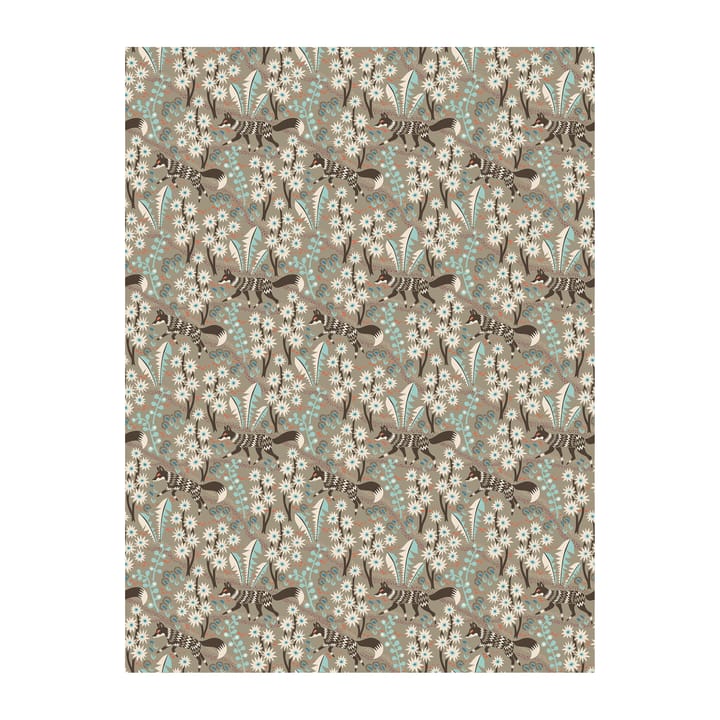Stjärnspeja fabric - Brown - Arvidssons Textil