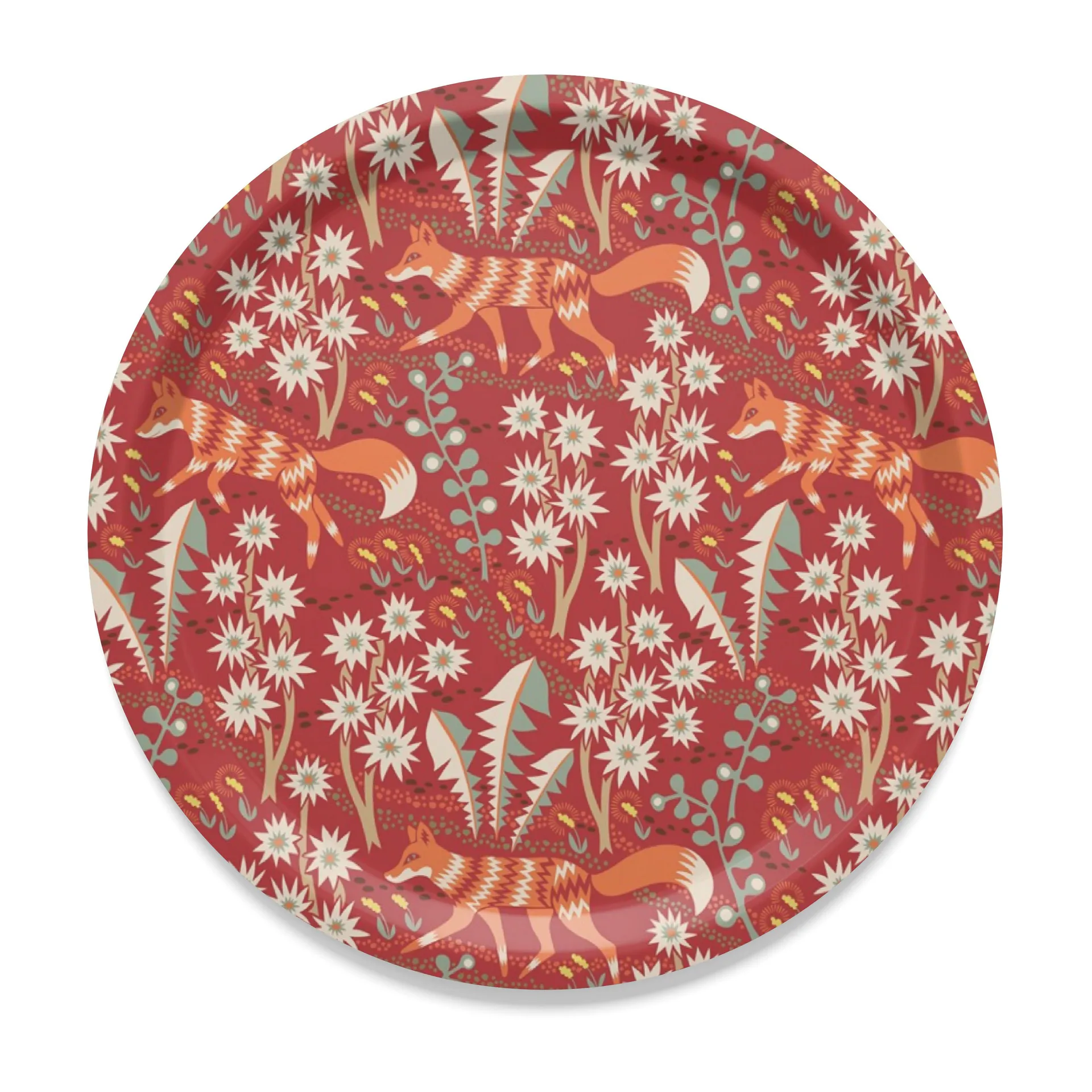 Stjärnspeja tray Ø31 cm, Red Arvidssons Textil