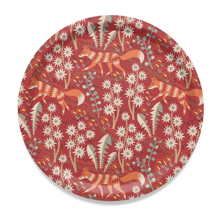 Stjärnspeja tray Ø31 cm - Red - Arvidssons Textil