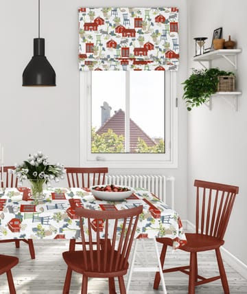 Strövtåg oilcloth - Red - Arvidssons Textil