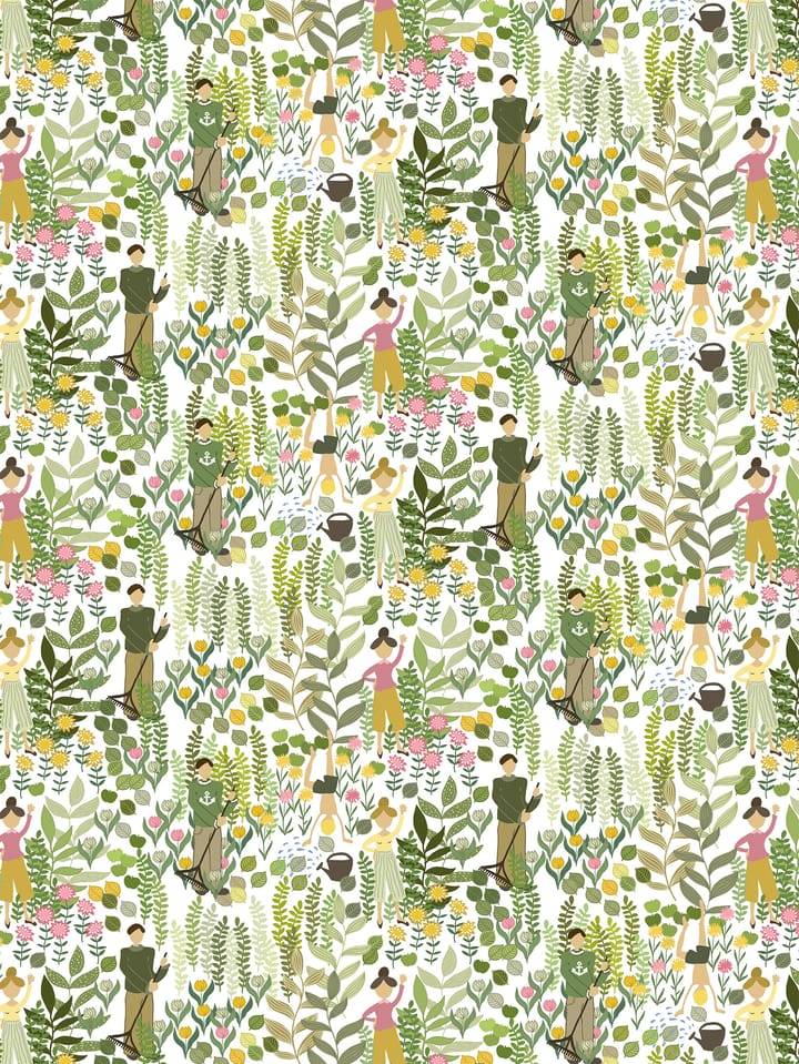 Trädgård fabric - Green - Arvidssons Textil