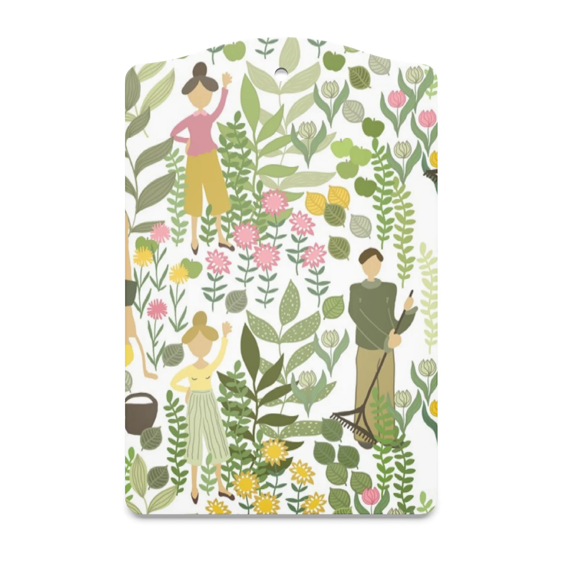 Trädgård serving tray 20x30 cm, Green Arvidssons Textil