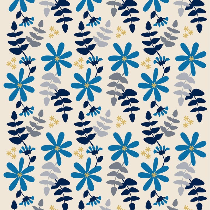 Under solen fabric - blue - Arvidssons Textil