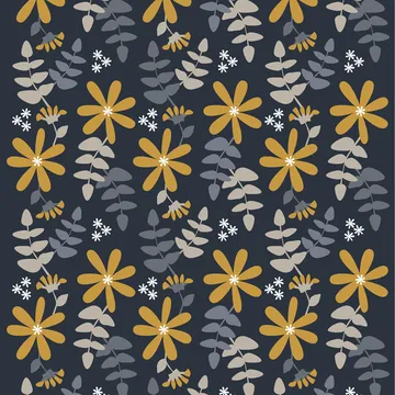 Under solen oilcloth - dark grey - Arvidssons Textil