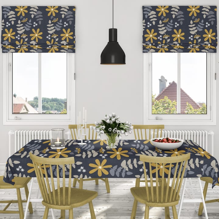 Under solen oilcloth - dark grey - Arvidssons Textil