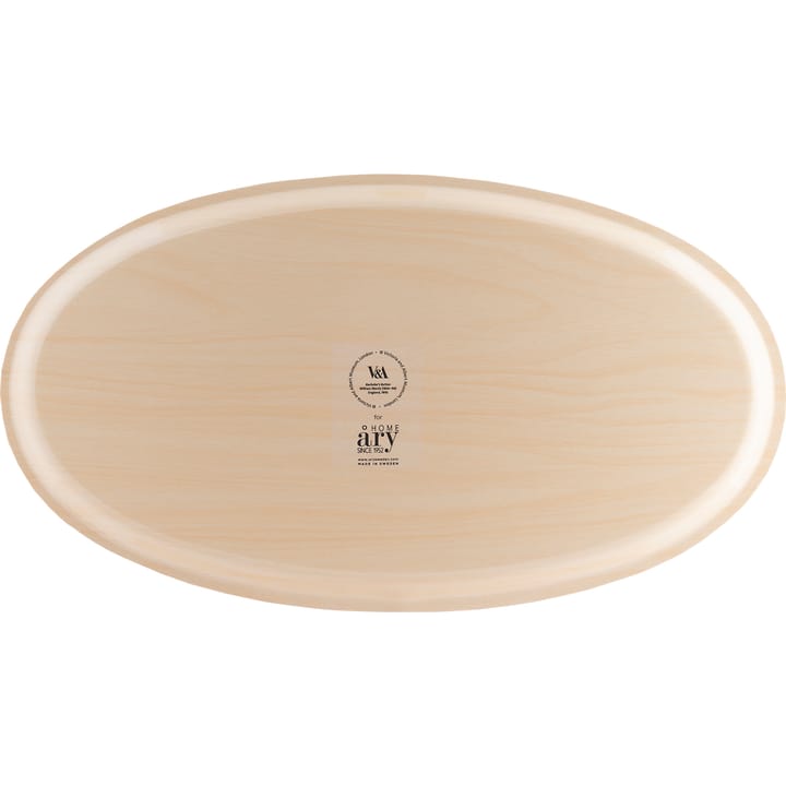 Bachelor's Button oval tray, 50x28 cm Åry Home