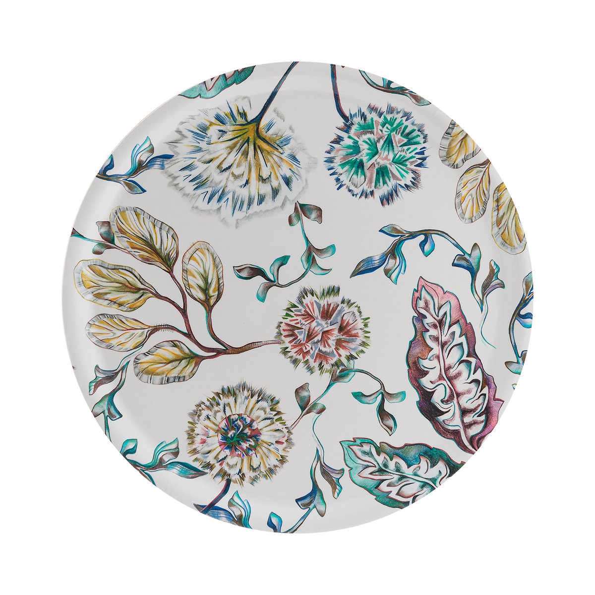 Åry Home In Bloom round tray o38 cm | Scandinavian Design | Trays | Multi