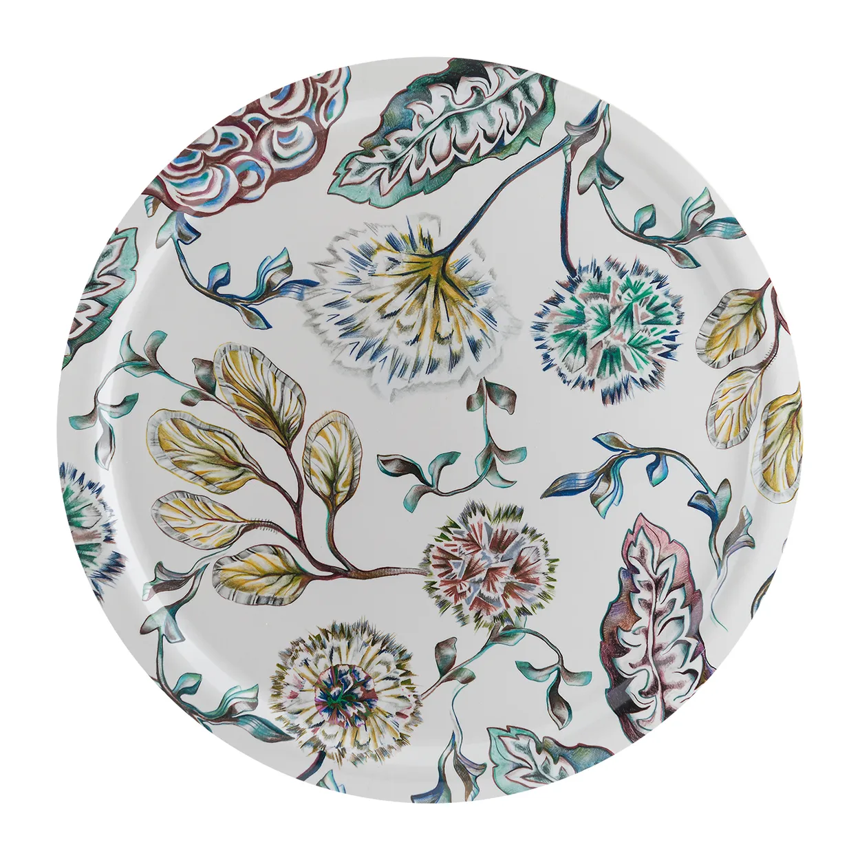 Åry Home In Bloom round tray o49 cm | Scandinavian Design | Trays | Multi