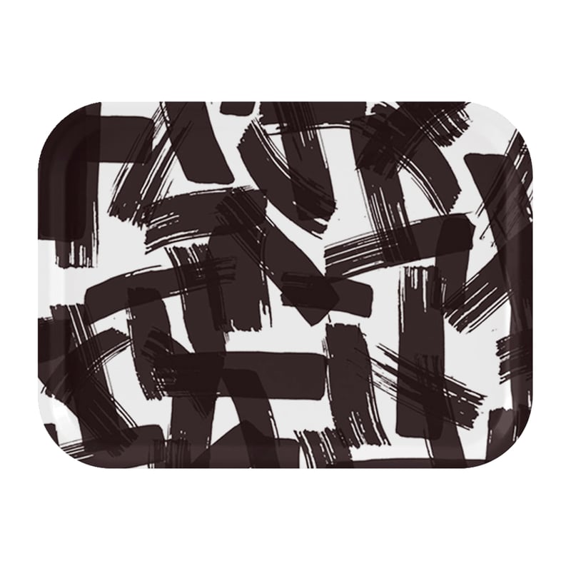 Åry Home Kryss tray 20x27 cm Black-white