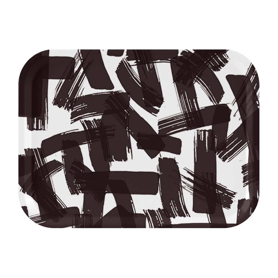 Åry Home Kryss tray 20x27 cm Black-white