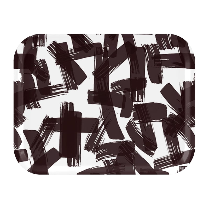 Åry Home Kryss tray 28x36 cm Black-white